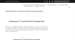 Desktop Screenshot of andropenisgold.com.au