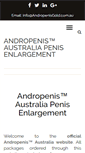 Mobile Screenshot of andropenisgold.com.au